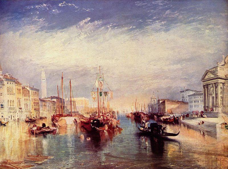 Joseph Mallord William Turner Canal Grande in Venedig Germany oil painting art